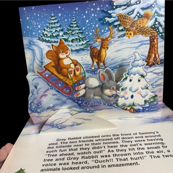 Lot of 2 Children's Christmas pot-up Books The Magic Christmas Tree - Picture 10 of 12